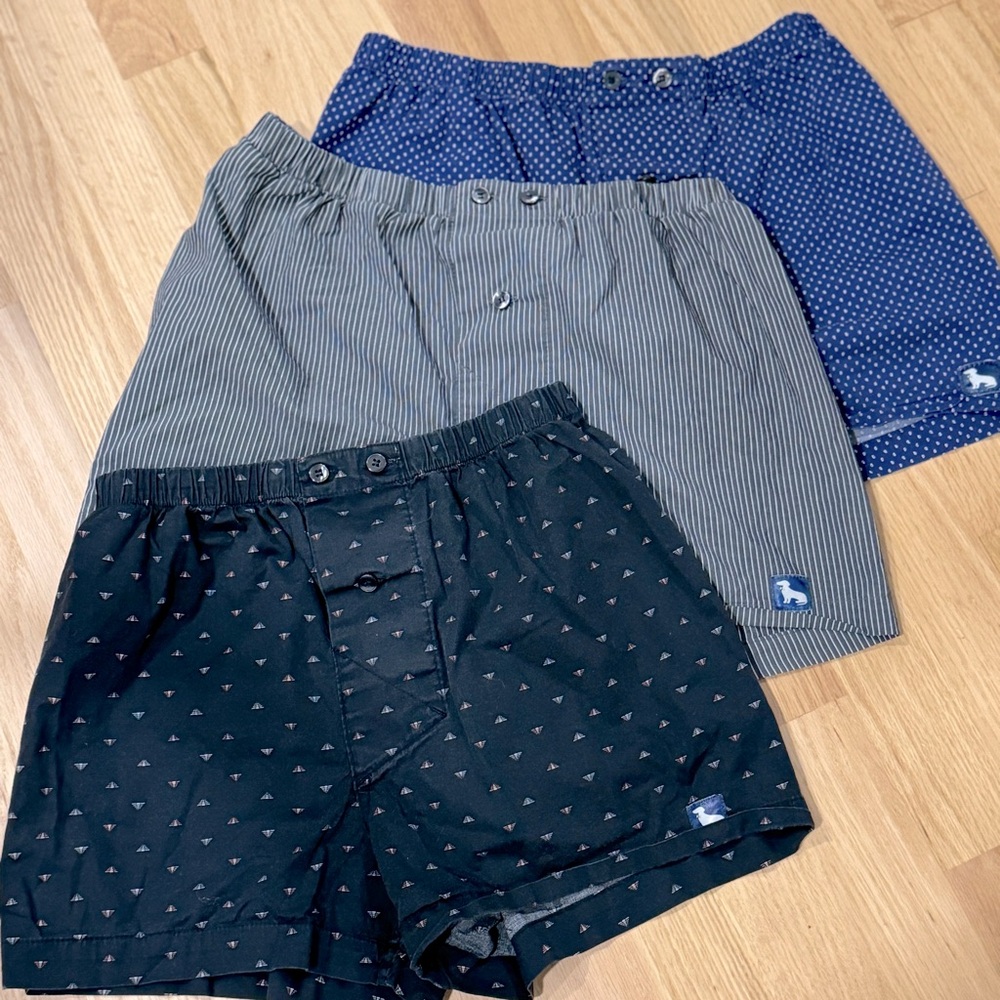 Blade + Blue | Print Boxers | Size : Small / set of 3 pairs
